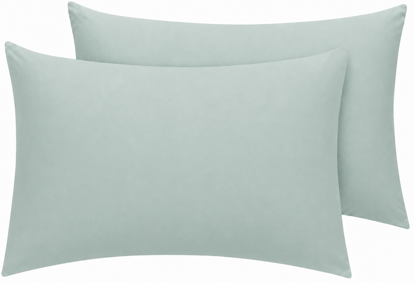 Housewife Polycotton Pillowcases Pair – Luxury Plain Dyed Easy Care Bedding | Night Zone
