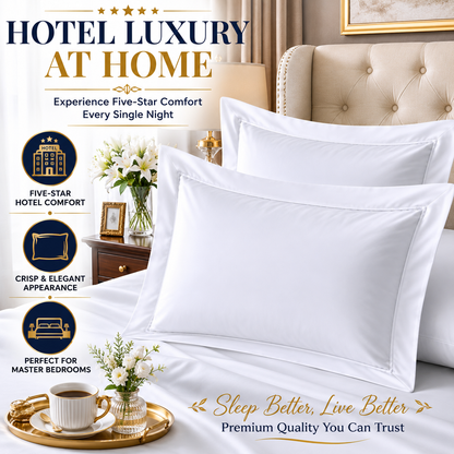 800 Thread Count Egyptian Cotton Pillow Cases – Luxury Hotel Quality Bedding | Night Zone