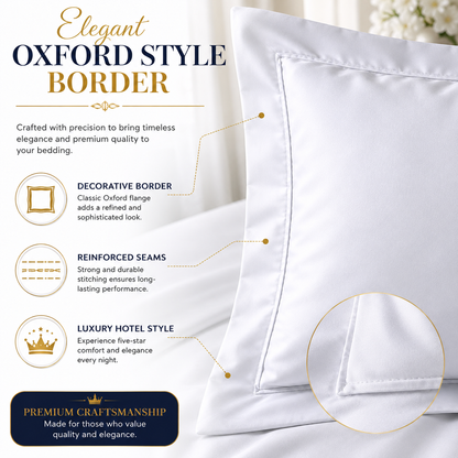 800 Thread Count Egyptian Cotton Pillow Cases – Luxury Hotel Quality Bedding | Night Zone