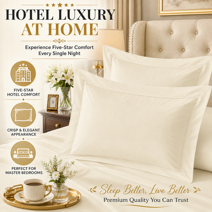 800 Thread Count Egyptian Cotton Pillow Cases – Luxury Hotel Quality Bedding | Night Zone