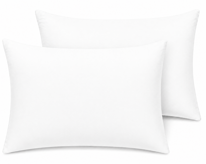 180 Thread Count Percale Pillow Cases Pair – Luxury Easy Care Bedding | Night Zone
