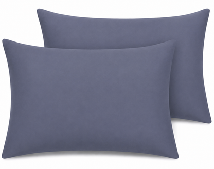 180 Thread Count Percale Pillow Cases Pair – Luxury Easy Care Bedding | Night Zone