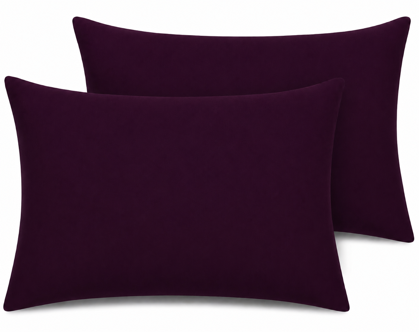 180 Thread Count Percale Pillow Cases Pair – Luxury Easy Care Bedding | Night Zone