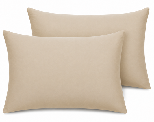180 Thread Count Percale Pillow Cases Pair – Luxury Easy Care Bedding | Night Zone