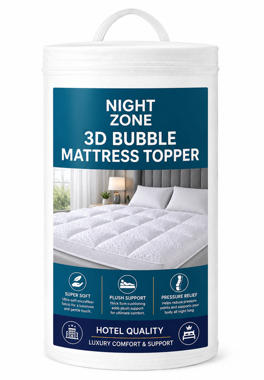 Mattress Topper Microfiber 3D Bubble