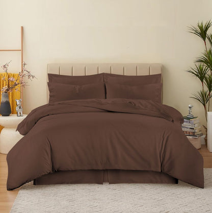 180 Thread Count Percale Duvet Cover Set – Non Iron Polycotton Bedding | Night Zone