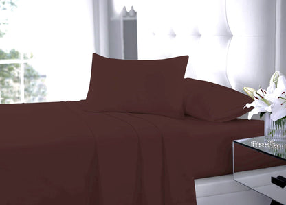 Polycotton Sheet Set – Fitted Sheet, Flat Sheet & Pillowcases Easy Care Bedding | Night Zone
