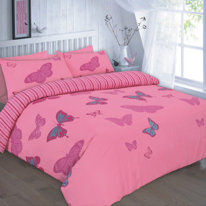 Elsa Printed Polycotton Duvet Cover Set – Soft Easy Care Bedding | Night Zone