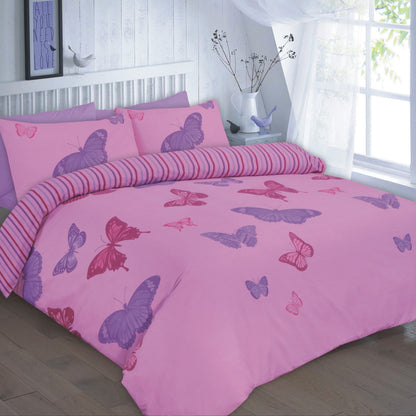Elsa Printed Polycotton Duvet Cover Set – Soft Easy Care Bedding | Night Zone