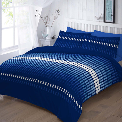 Elliot Printed Polycotton Duvet Cover Set – Soft Easy Care Bedding | Night Zone