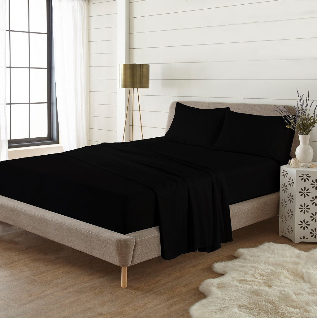 Flannelette Flat Sheet – 100% Brushed Cotton Soft Warm Bedding | Night Zone