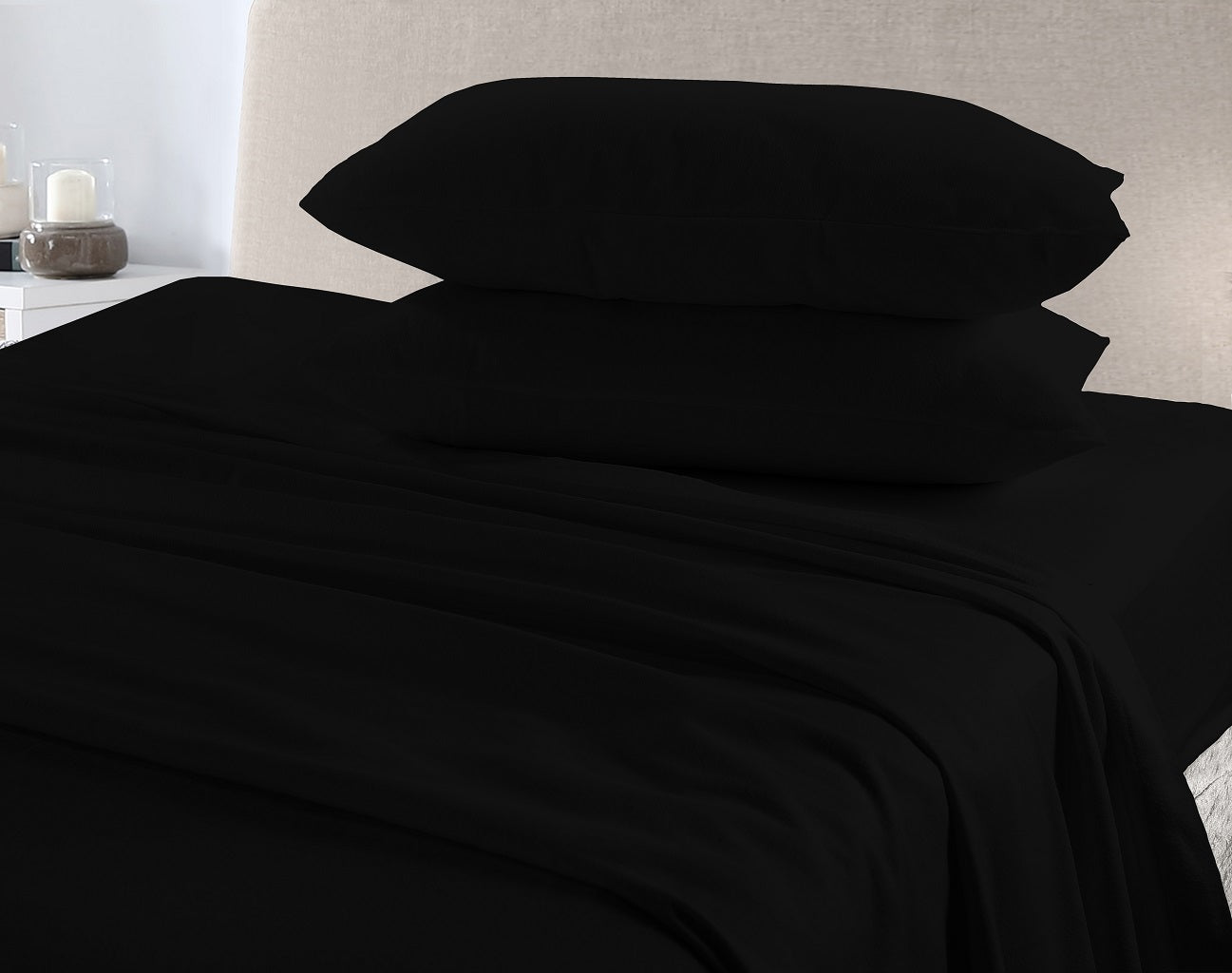 Flannelette Sheet Set – 100% Brushed Cotton Soft Warm Bedding | Night Zone