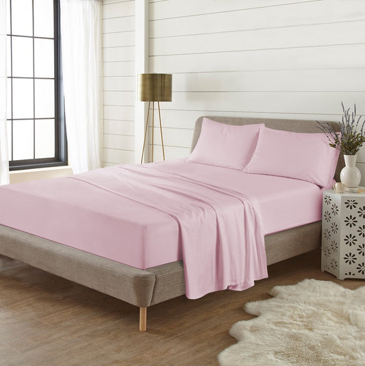 Flannelette Extra Deep Fitted Sheet 40cm – 100% Brushed Cotton Warm Bedding | Night Zone