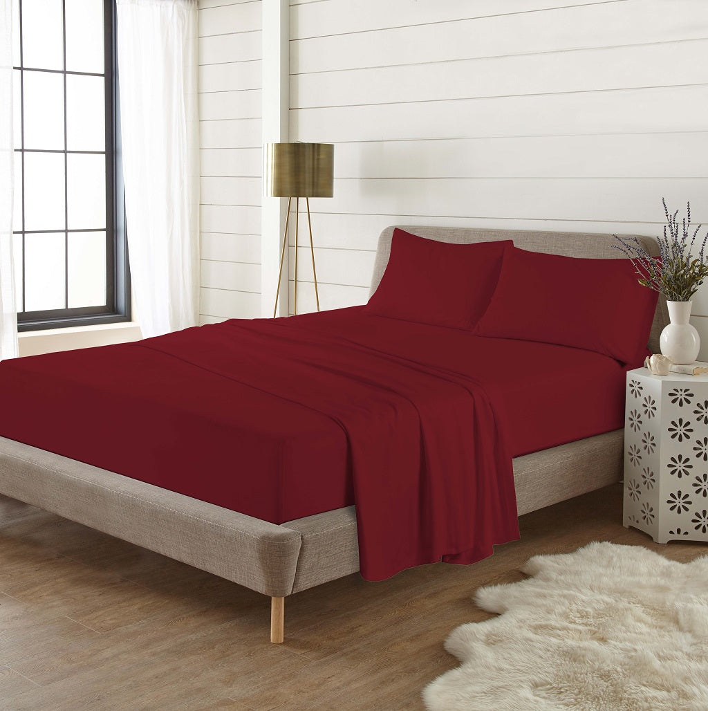 Flannelette Flat Sheet – 100% Brushed Cotton Soft Warm Bedding | Night Zone