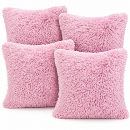 Teddy Hug Fleece Cushion Cover – Soft Fluffy Snug Cuddle Cushion Cover | Night Zone