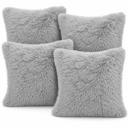 Teddy Hug Fleece Cushion Cover – Soft Fluffy Snug Cuddle Cushion Cover | Night Zone