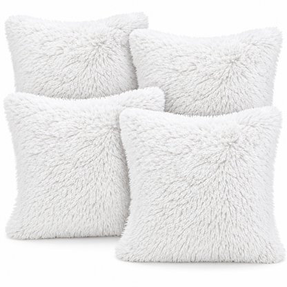 Teddy Hug Fleece Cushion Cover – Soft Fluffy Snug Cuddle Cushion Cover | Night Zone