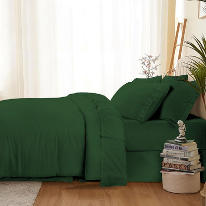 180 Thread Count Percale Pleated Valance Sheet – Non Iron Polycotton Bed Valance | Night Zone