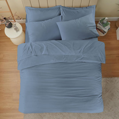 180 Thread Count Percale Duvet Cover Set – Non Iron Polycotton Bedding | Night Zone