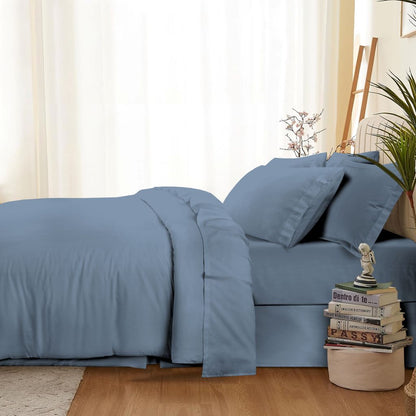 180 Thread Count Percale Pleated Valance Sheet – Non Iron Polycotton Bed Valance | Night Zone