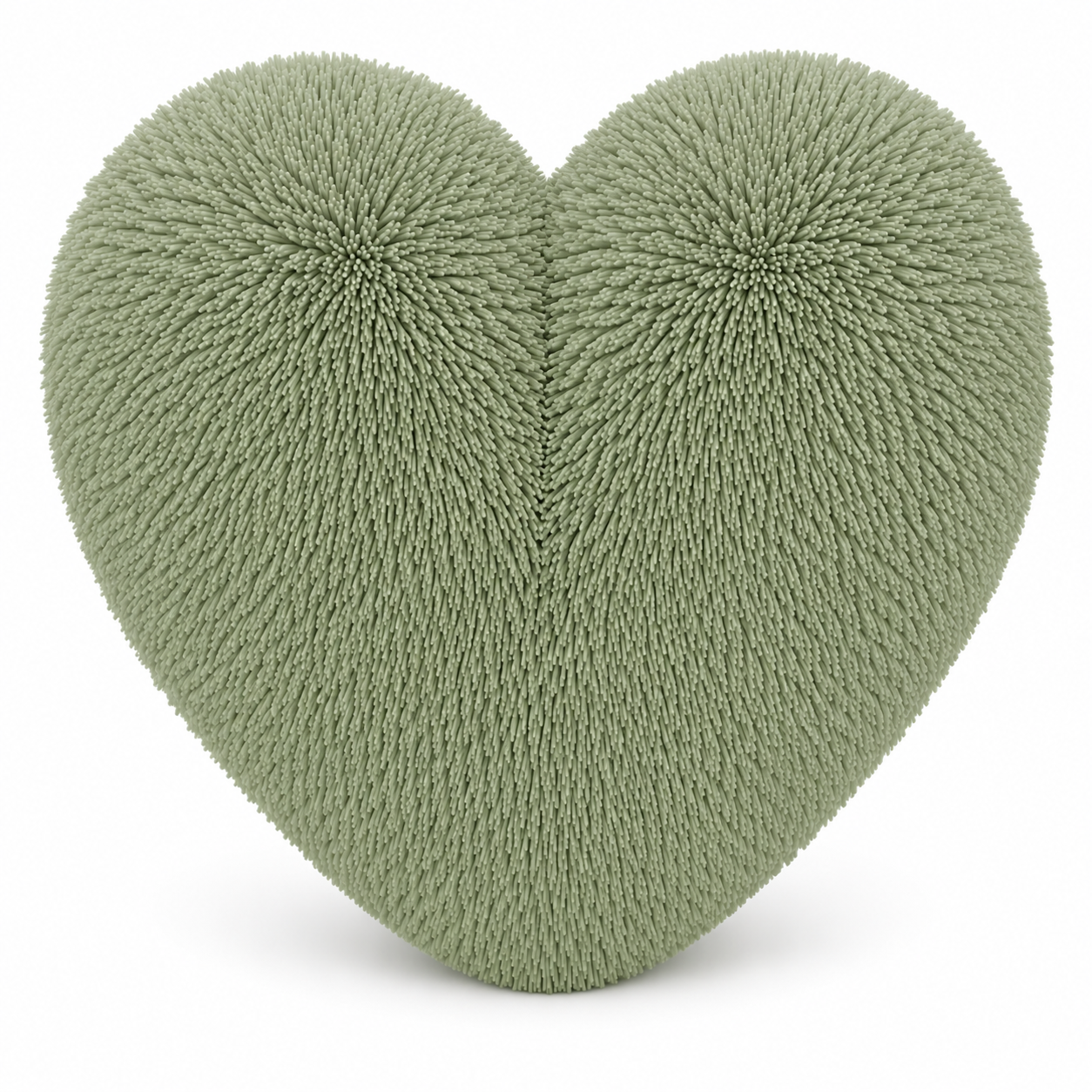 Teddy Cuddles Heart Shape Teddy Fleece Cushion – Soft Filled Decorative Cushion | Night Zone