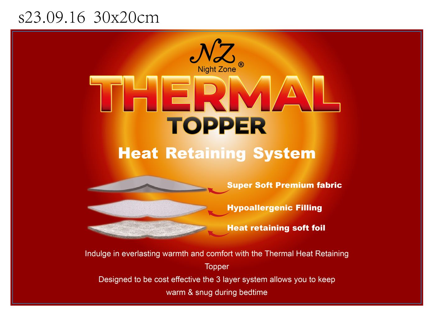 Self Heating Thermal Mattress Topper – Warm Winter Comfort Bedding | Night Zone
