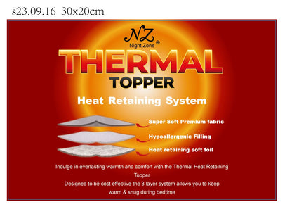 Self Heating Thermal Mattress Topper – Warm Winter Comfort Bedding | Night Zone