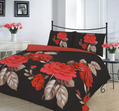 Isabella Printed Polycotton Duvet Cover Set – Soft Easy Care Bedding | Night Zone