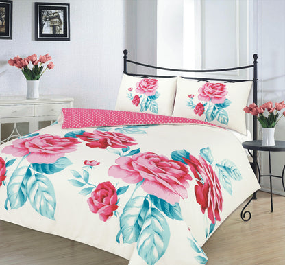 Isabella Printed Polycotton Duvet Cover Set – Soft Easy Care Bedding | Night Zone