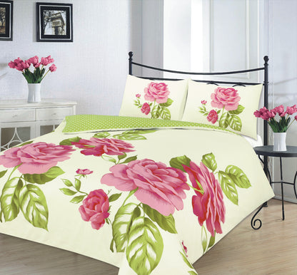 Isabella Printed Polycotton Duvet Cover Set – Soft Easy Care Bedding | Night Zone