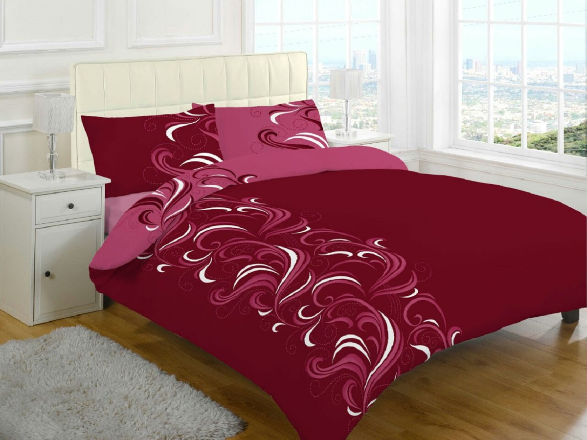 Jacob Printed Polycotton Duvet Cover Set – Soft Easy Care Bedding | Night Zone