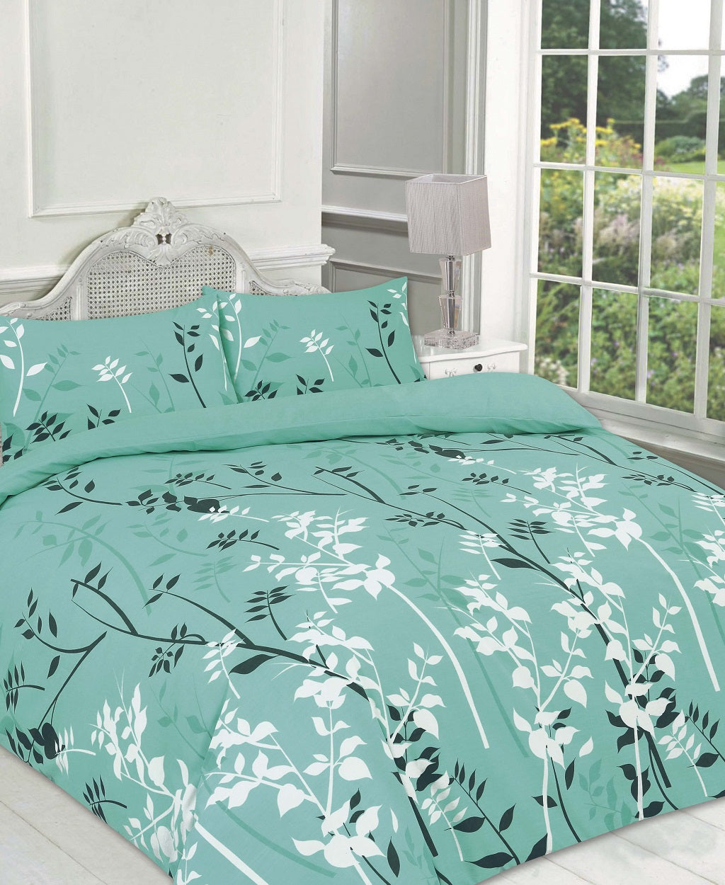 Kaylee Printed Polycotton Duvet Cover Set – Soft Easy Care Bedding | Night Zone