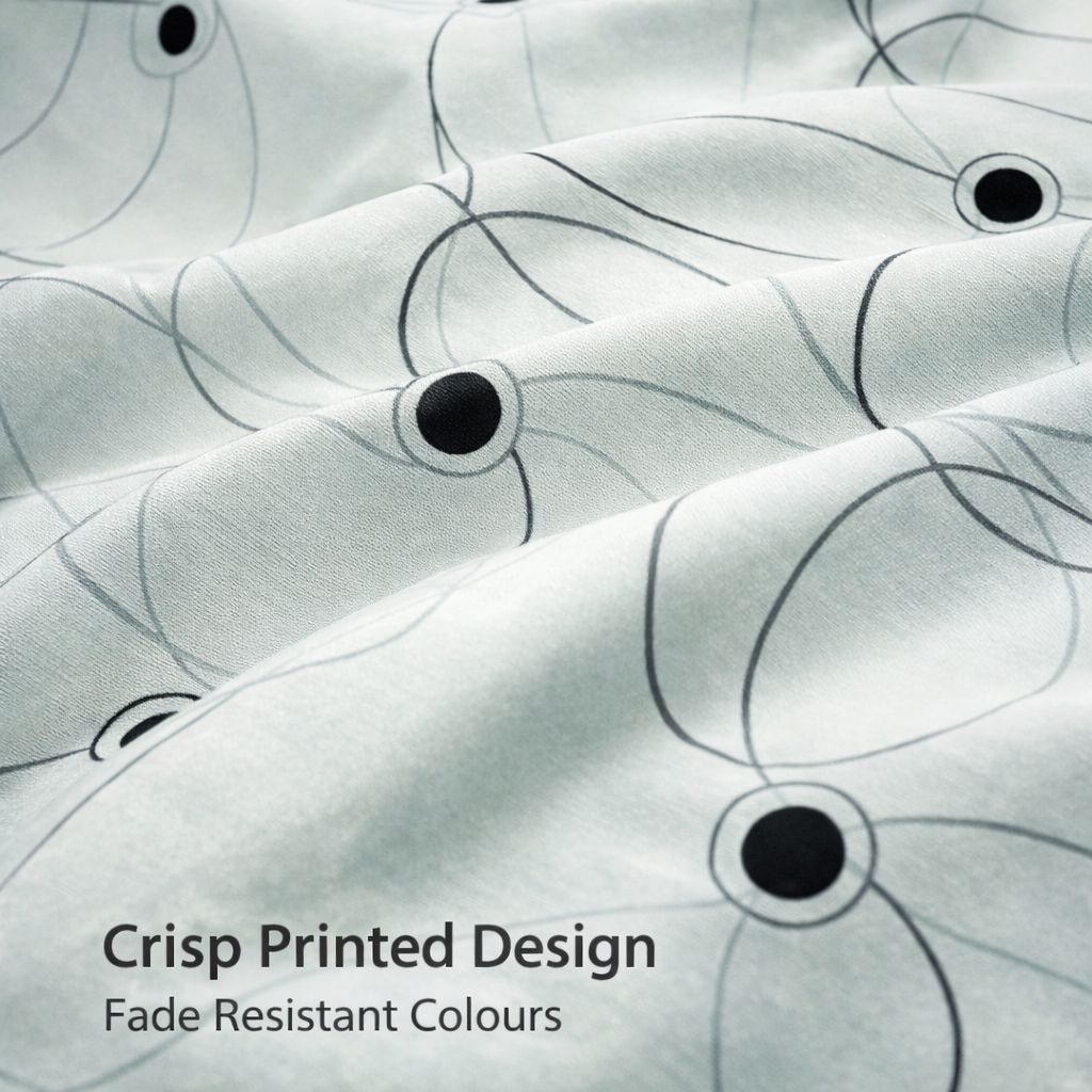 4 Piece Printed Microfiber Bedding Set – Duvet Cover, Fitted Sheet & Pillowcases | Night Zone