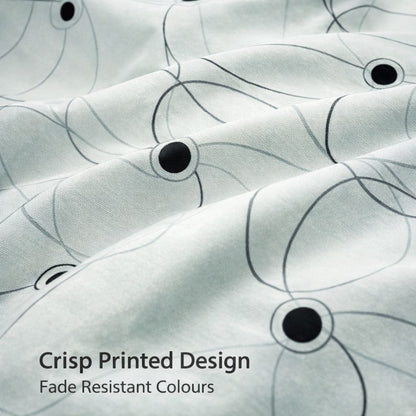 4 Piece Printed Microfiber Bedding Set – Duvet Cover, Fitted Sheet & Pillowcases | Night Zone