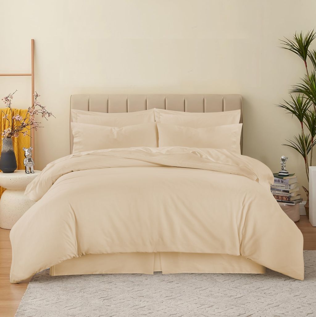 180 Thread Count Percale Duvet Cover Set – Non Iron Polycotton Bedding | Night Zone