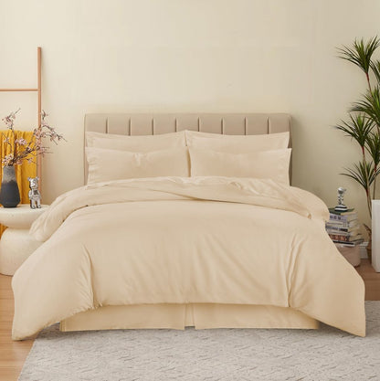 180 Thread Count Percale Duvet Cover Set – Non Iron Polycotton Bedding | Night Zone