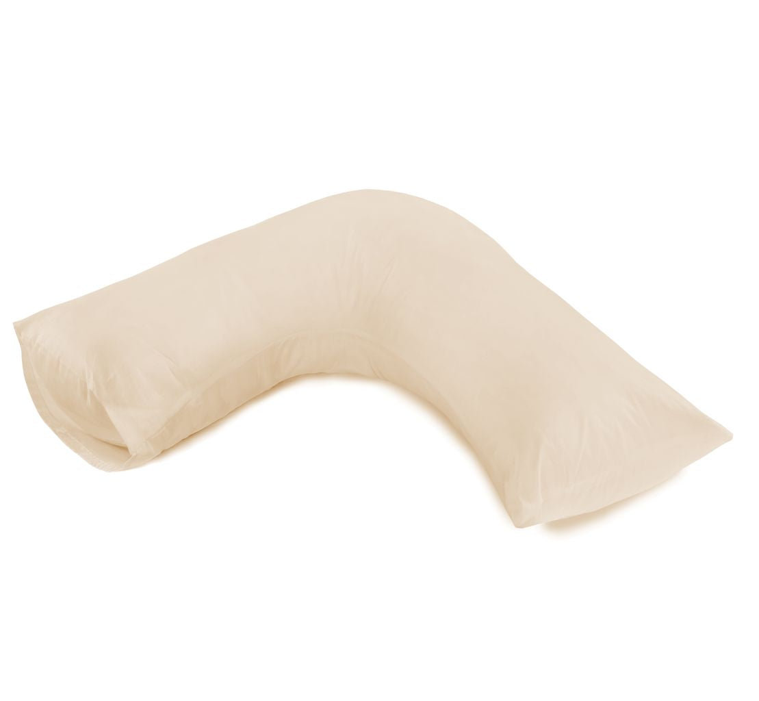 180 Thread Count Percale V Pillowcase – Non Iron Polycotton V Shaped Pillow Cover | Night Zone