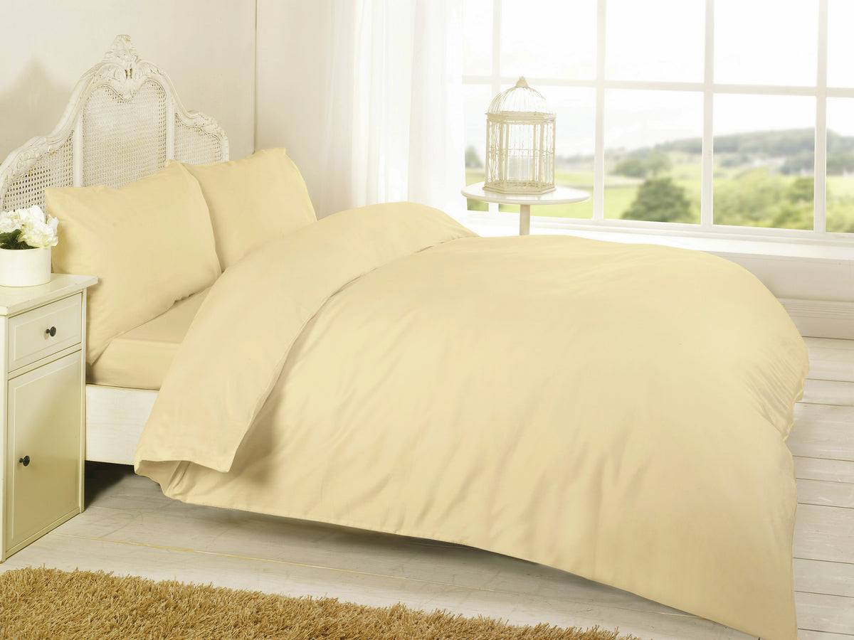 200 Thread Count Egyptian Cotton Duvet Cover Set – Hotel Quality Bedding | Night Zone