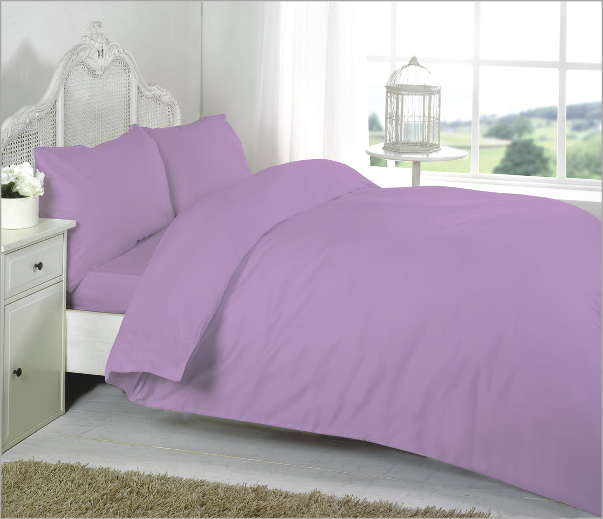 200 Thread Count Egyptian Cotton Duvet Cover Set – Hotel Quality Bedding | Night Zone