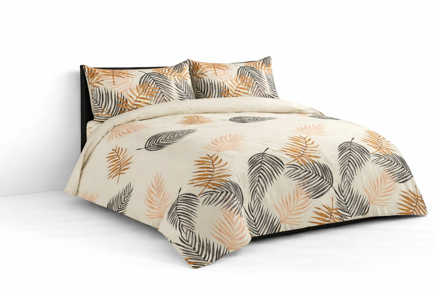 4 Piece Printed Microfiber Bedding Set – Duvet Cover, Fitted Sheet & Pillowcases | Night Zone