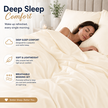 Microfibre Duvet Cover Set – Ultra Soft Easy Care Bedding | Night Zone