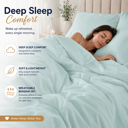 Microfibre Duvet Cover Set – Ultra Soft Easy Care Bedding | Night Zone