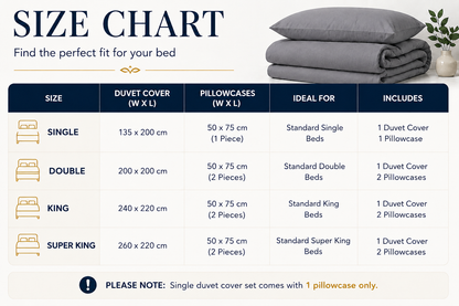 Microfibre Duvet Cover Set – Ultra Soft Easy Care Bedding | Night Zone