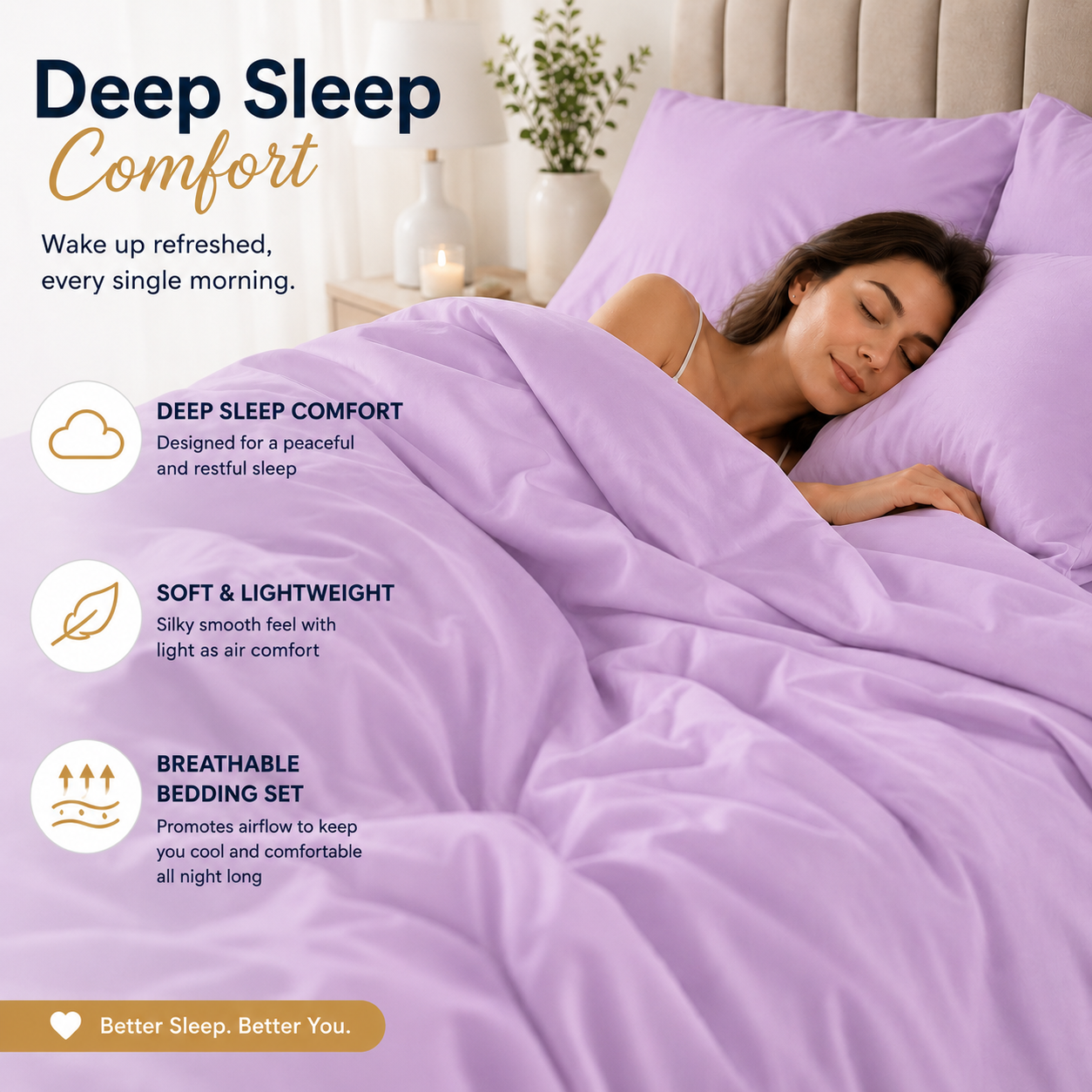 Microfibre Duvet Cover Set – Ultra Soft Easy Care Bedding | Night Zone