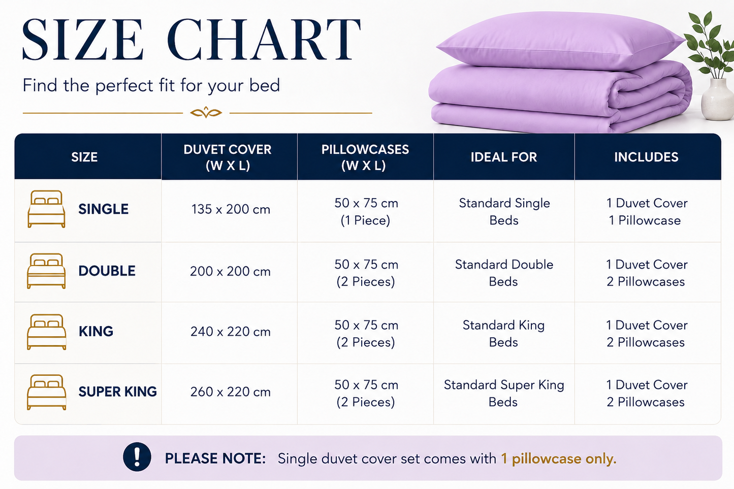Microfibre Duvet Cover Set – Ultra Soft Easy Care Bedding | Night Zone