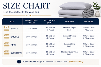 Microfibre Duvet Cover Set – Ultra Soft Easy Care Bedding | Night Zone