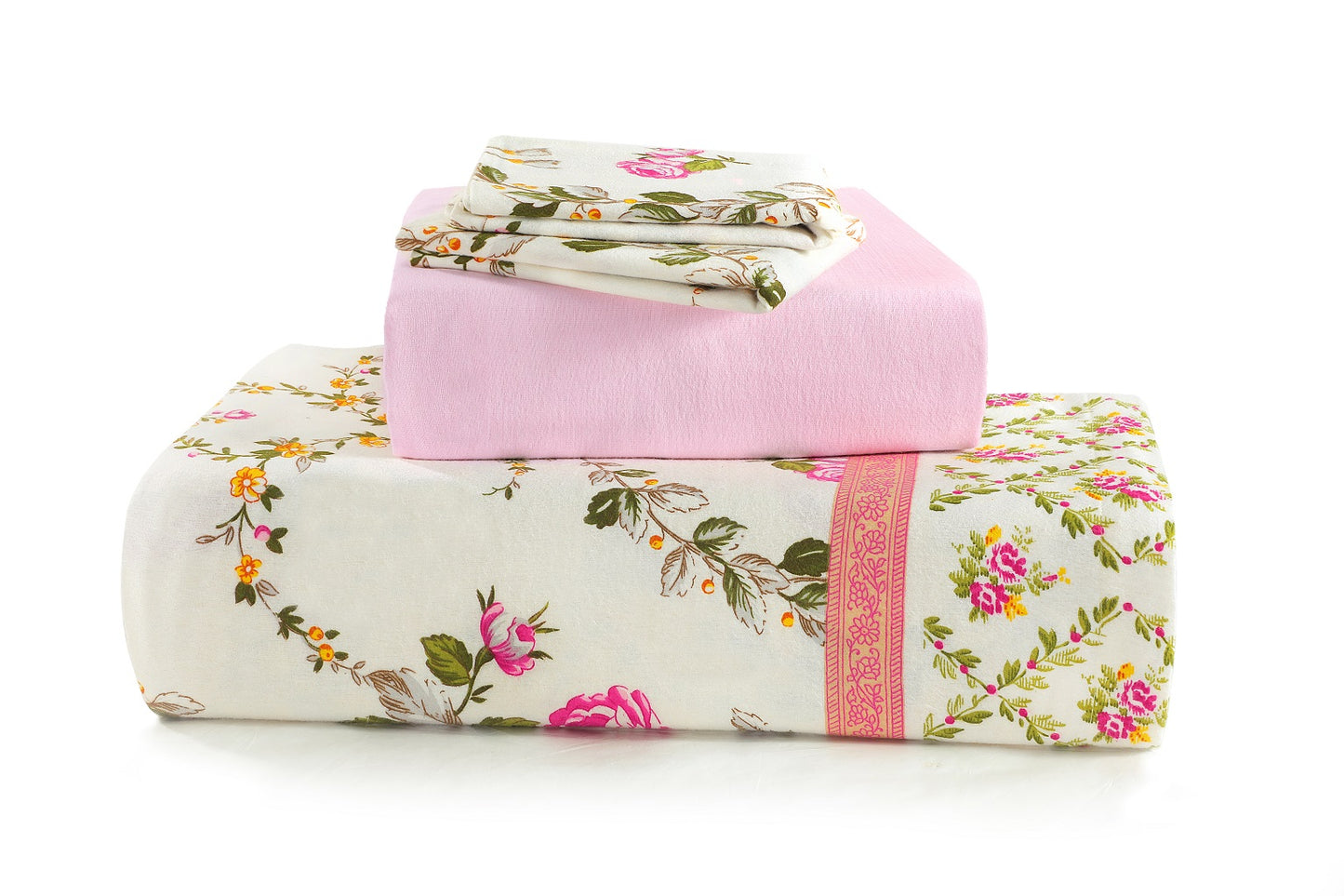 Olivia Floral Flannelette Sheet Set – 100% Brushed Cotton Bedding | Night Zone