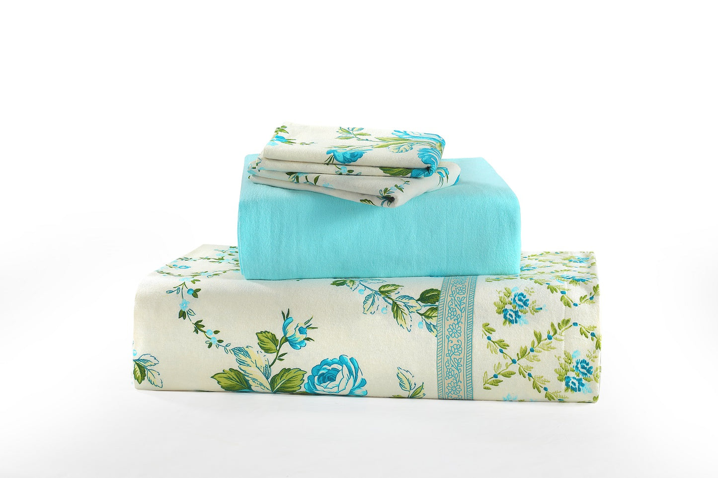 Olivia Floral Flannelette Sheet Set – 100% Brushed Cotton Bedding | Night Zone
