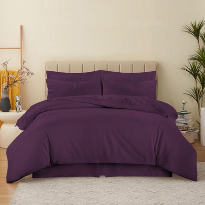 180 Thread Count Percale Duvet Cover Set – Non Iron Polycotton Bedding | Night Zone
