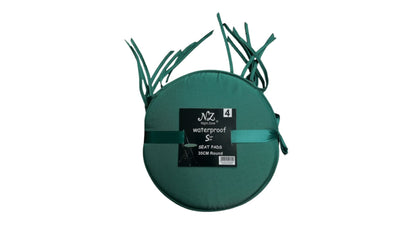 Waterproof Round Seat Cushion 35 cm – Indoor & Outdoor Garden Patio Chair Pad | Night Zone